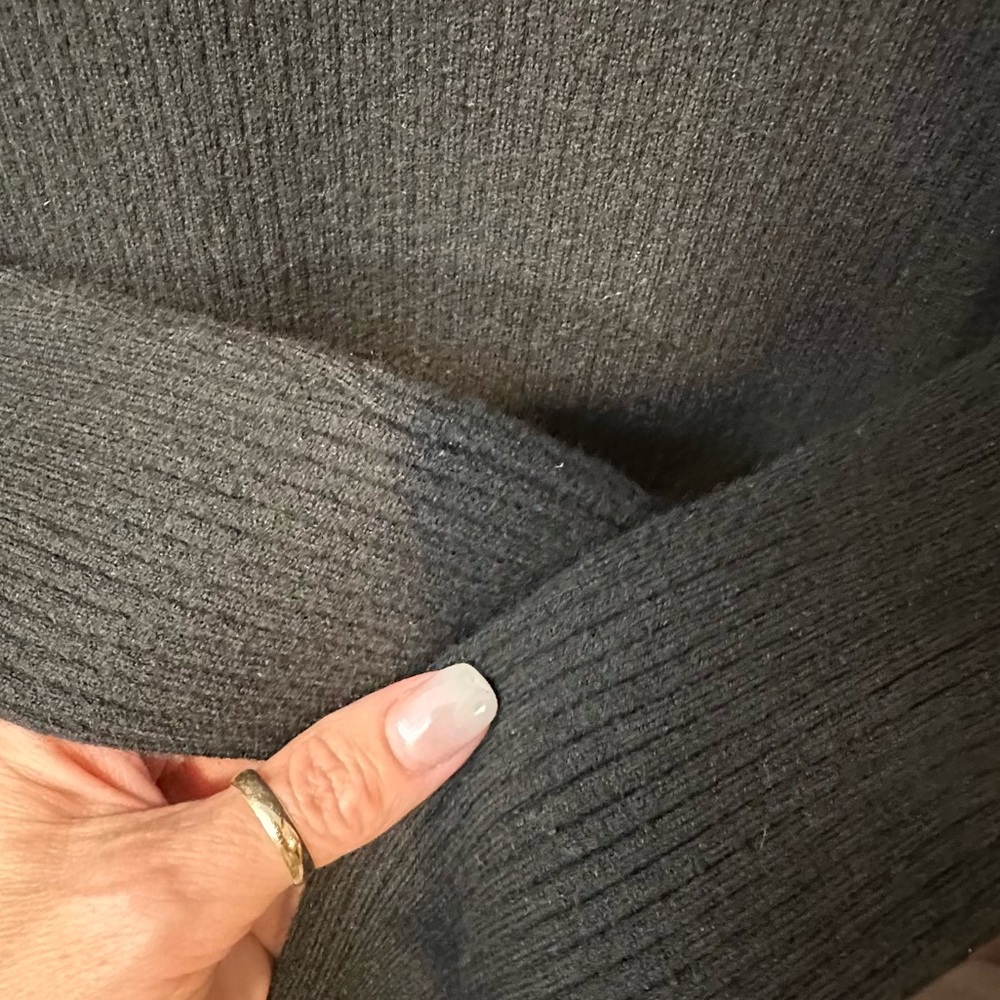 Caara Black Ribbed Sweater Dress - Picture 6 of 9